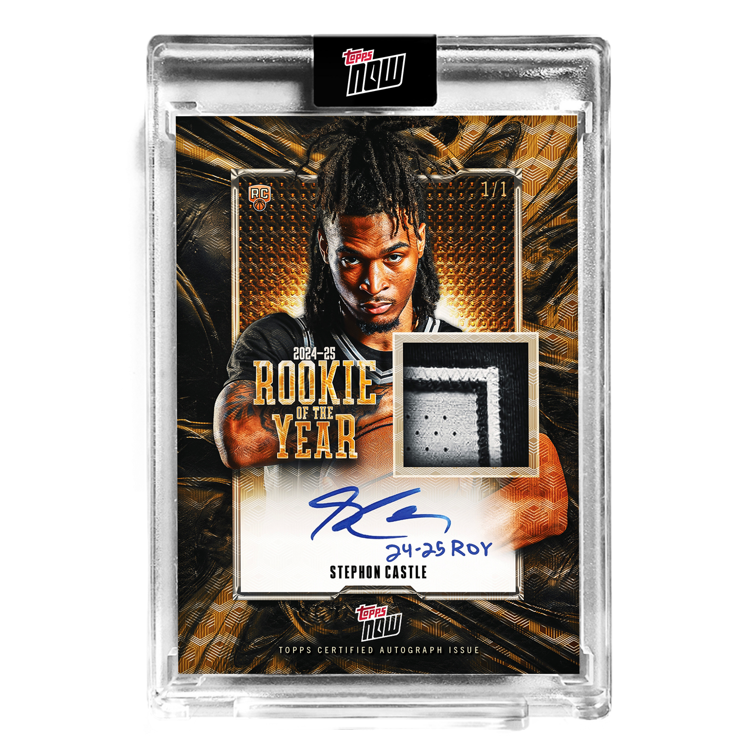Stephon Castle - 2025 Topps NOW® Basketball - Card 14 - LOOK FOR AUTO-RELICS AND DUAL AUTO