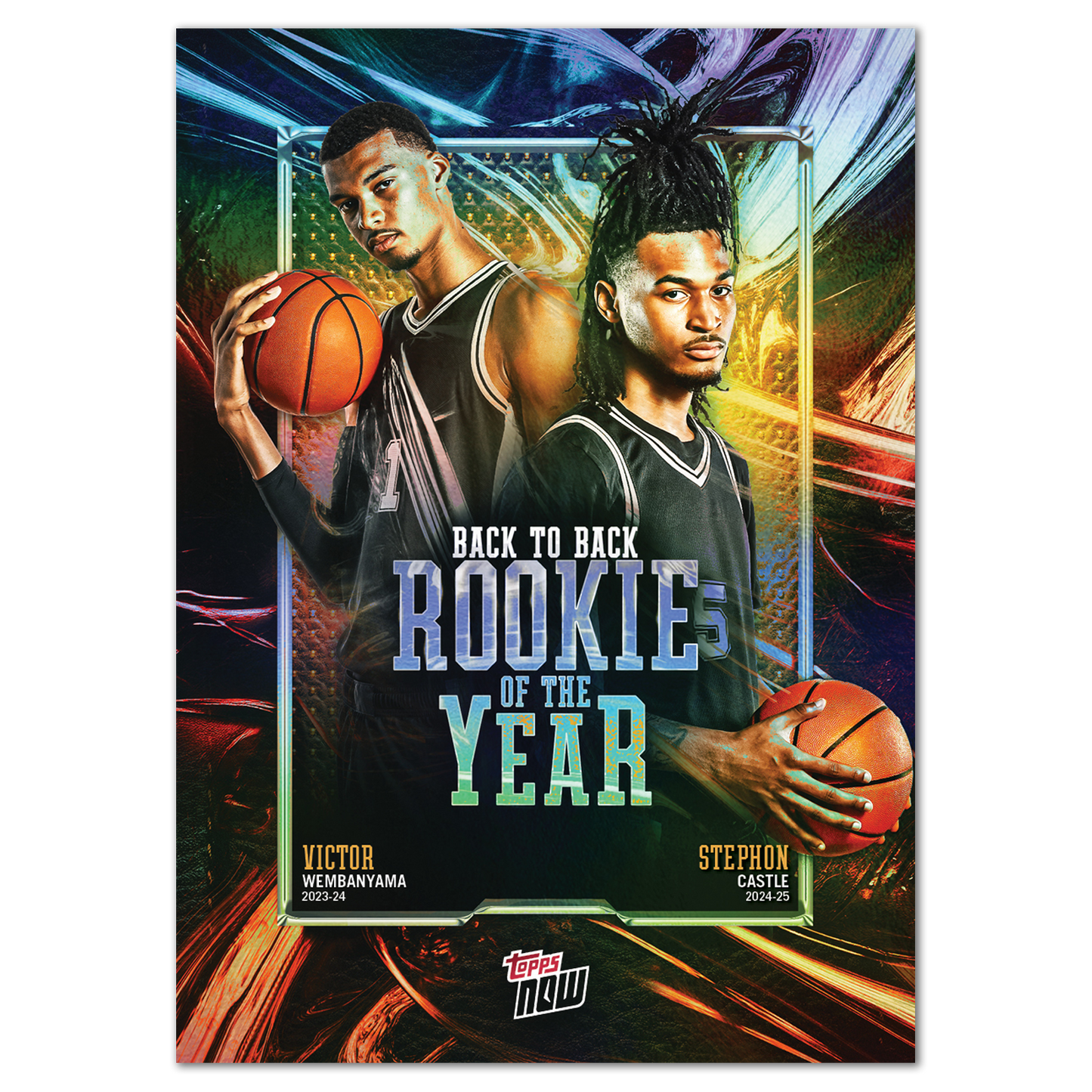 Stephon Castle - 2025 Topps NOW® Basketball - Card 14 - LOOK FOR AUTO-RELICS AND DUAL AUTO