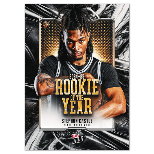 Stephon Castle - 2025 Topps NOW® Basketball - Card 14 - LOOK FOR AUTO-RELICS AND DUAL AUTO