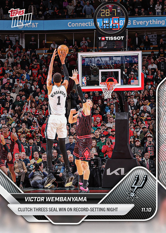 Victor Wembanyama - 2025-26 NBA Topps NOW® - Card 49